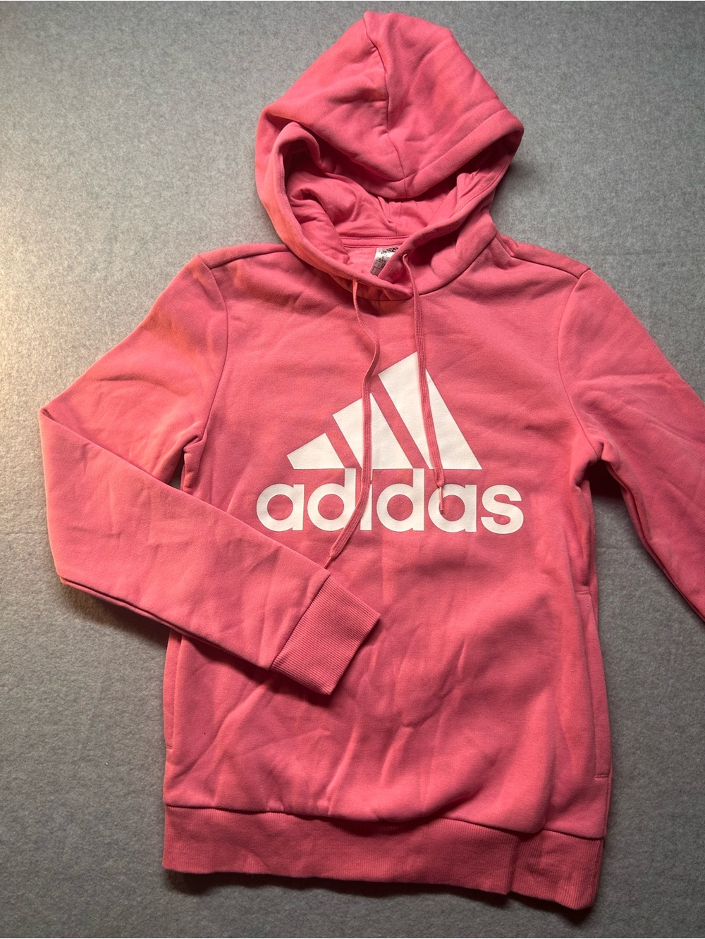 adidas Pink Logo Hoodie Sweatpants & Joggers